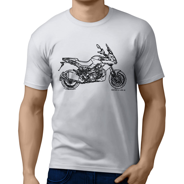 JL Illustration for a Aprilia Caponord 1200 Motorbike fan T-shirt