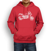 JL Illustration for a Aprilia Caponord 1200 Motorbike fan Hoodie