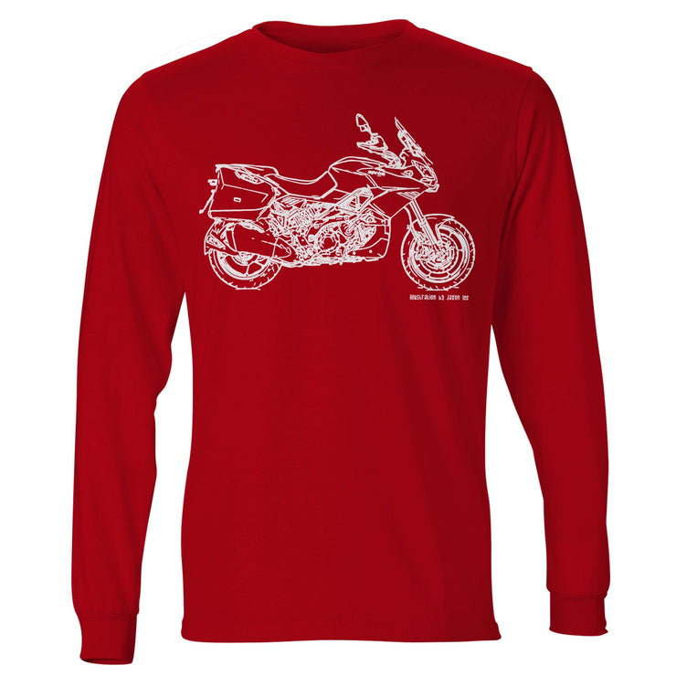 JL Illustration for a Aprilia Caponord 1200 ABS Motorbike fan LS-Tshirt