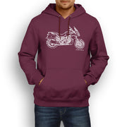 JL Illustration for a Aprilia Caponord 1200 ABS Motorbike fan Hoodie