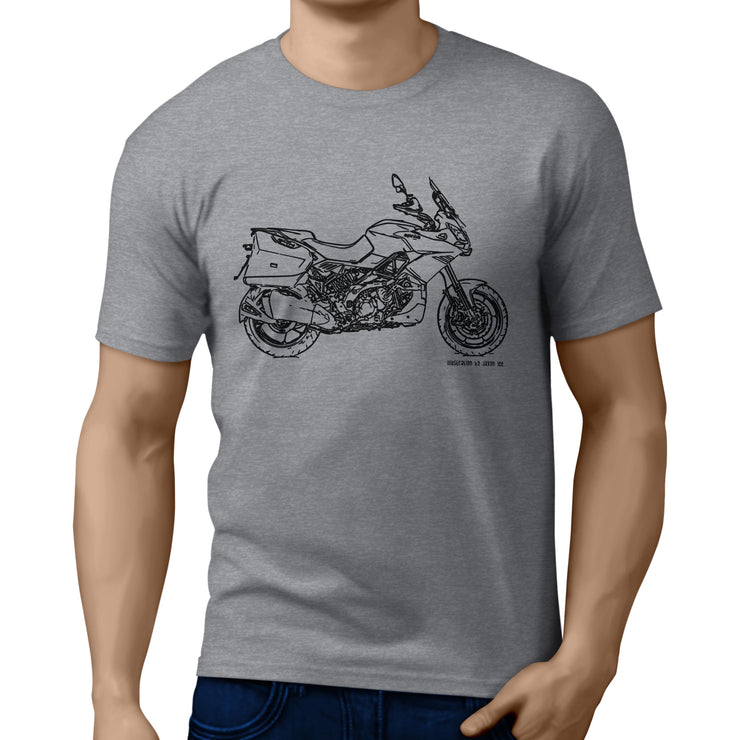 JL Illustration for a Aprilia Caponord 1200 ABS Motorbike fan T-shirt