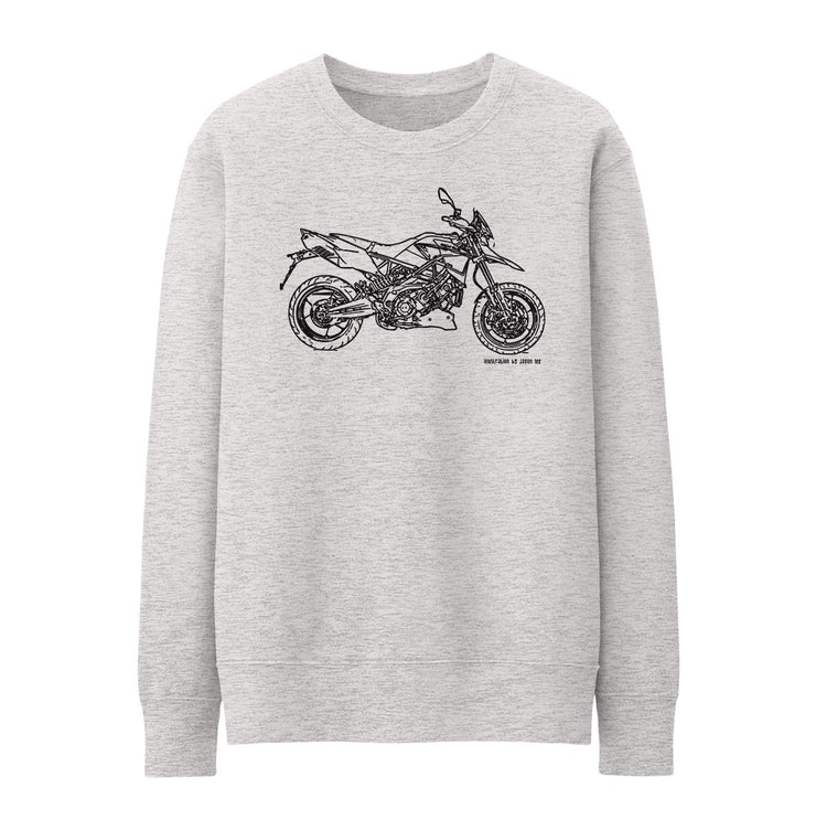 JL Illustration for a Aprilia Dorsoduro 1200 Motorbike fan Jumper