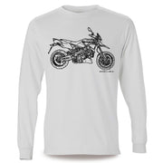 JL Illustration for a Aprilia Dorsoduro 1200 Motorbike fan LS-Tshirt