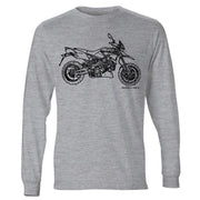 JL Illustration for a Aprilia Dorsoduro 1200 Motorbike fan LS-Tshirt