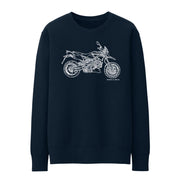 JL Illustration for a Aprilia Dorsoduro 1200 Motorbike fan Jumper