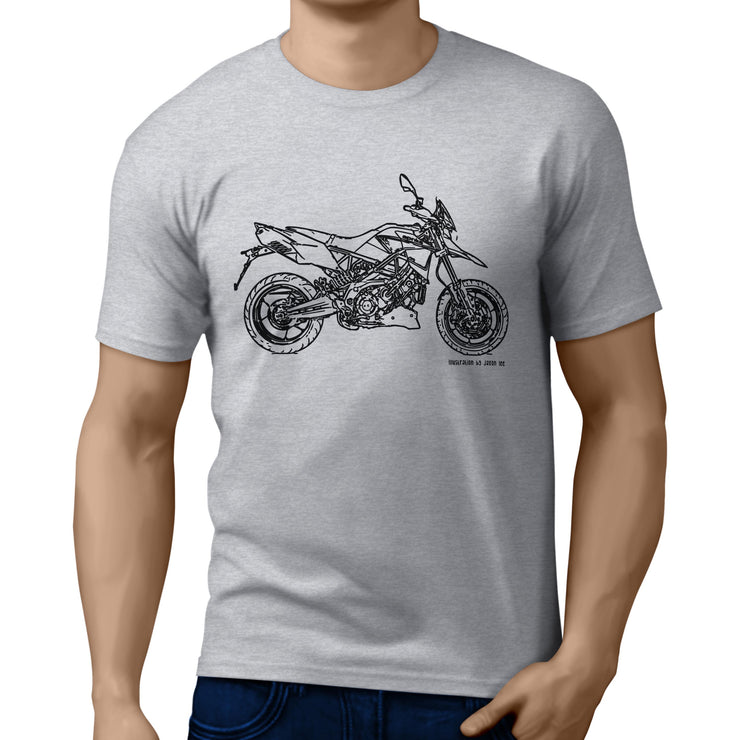 JL Illustration for a Aprilia Dorsoduro 1200 Motorbike fan T-shirt