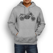 JL Illustration for a Aprilia Dorsoduro 750 Motorbike fan Hoodie