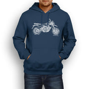 JL Illustration for a Aprilia Dorsoduro 750 Motorbike fan Hoodie