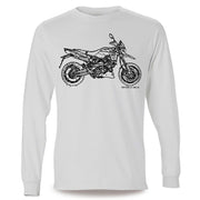 JL Illustration for a Aprilia Dorsoduro 900 Motorbike fan LS-Tshirt