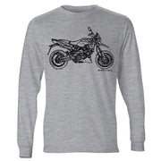 JL Illustration for a Aprilia Dorsoduro 900 Motorbike fan LS-Tshirt