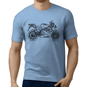 JL Illustration for a Aprilia RS125 2009 Motorbike fan T-shirt