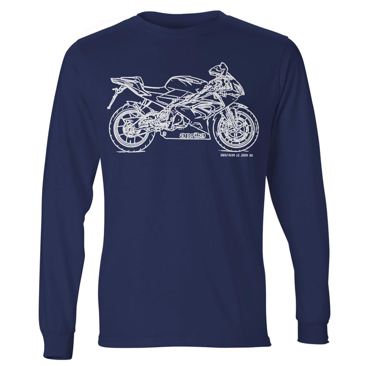 JL Illustration for a Aprilia RS125 2009 Motorbike fan LS-Tshirt