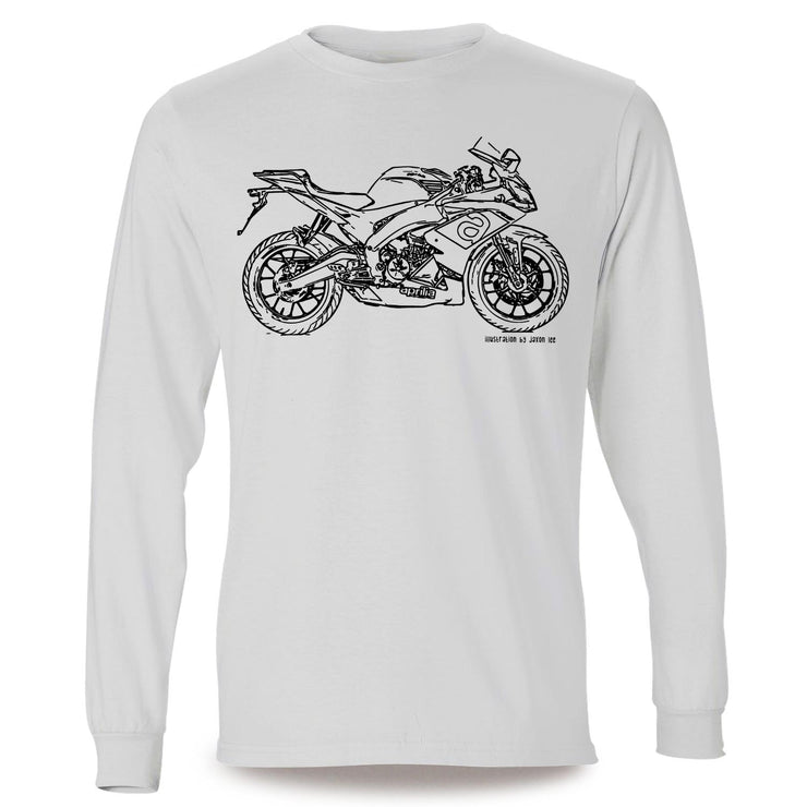 JL Illustration for a Aprilia RS125 2017 Motorbike fan LS-Tshirt