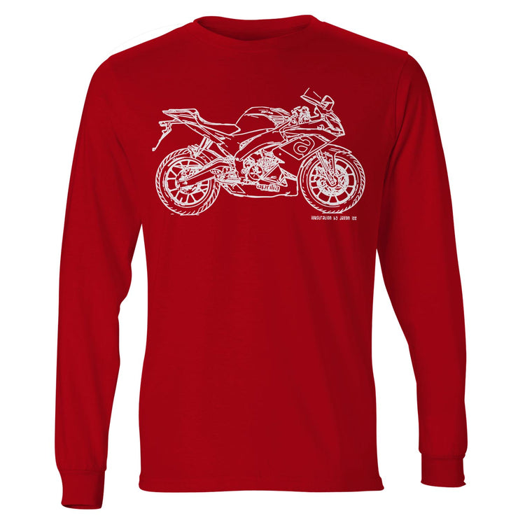 JL Illustration for a Aprilia RS125 2017 Motorbike fan LS-Tshirt