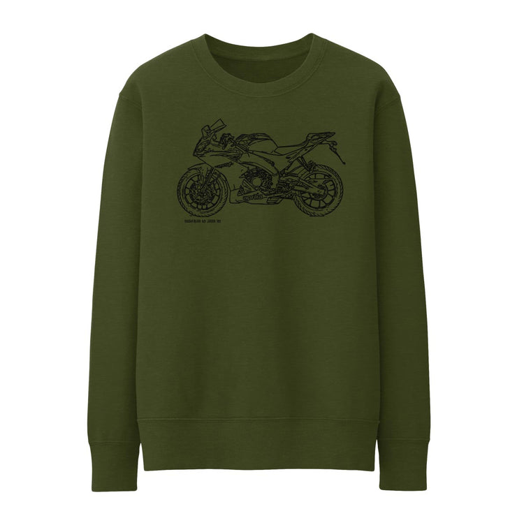 JL Illustration for a Aprilia RS450 Motorbike fan Jumper