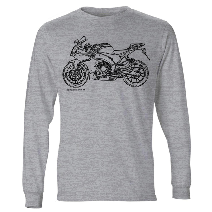 JL Illustration for a Aprilia RS450 Motorbike fan LS-Tshirt