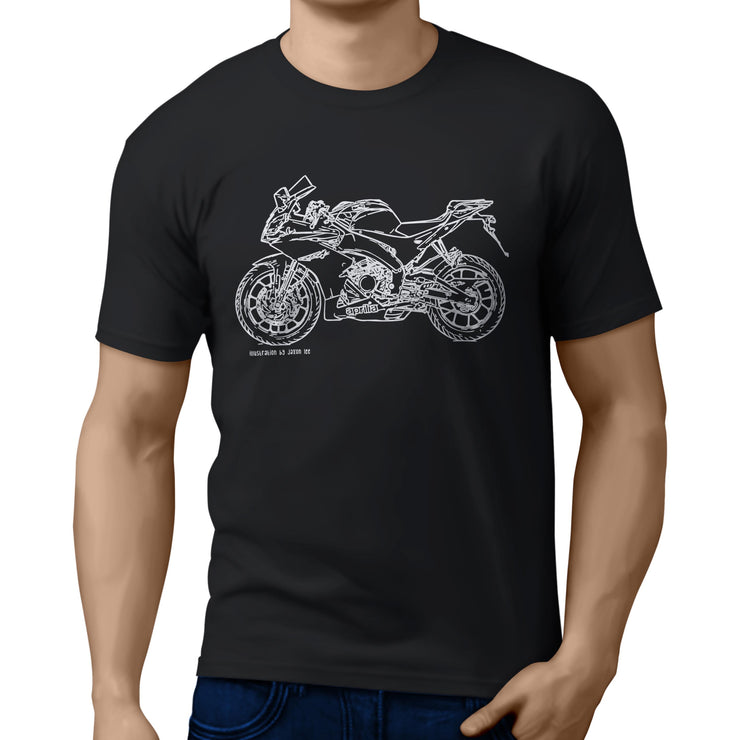 JL Illustration for a Aprilia RS450 Motorbike fan T-shirt
