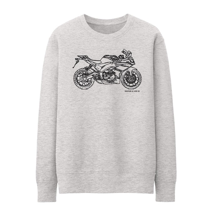 JL Illustration for a Aprilia RS4 125 Replica Motorbike fan Jumper