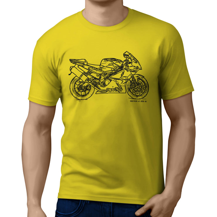 JL* Illustration for a Aprilia RSV1000R Motorbike fan T-shirt