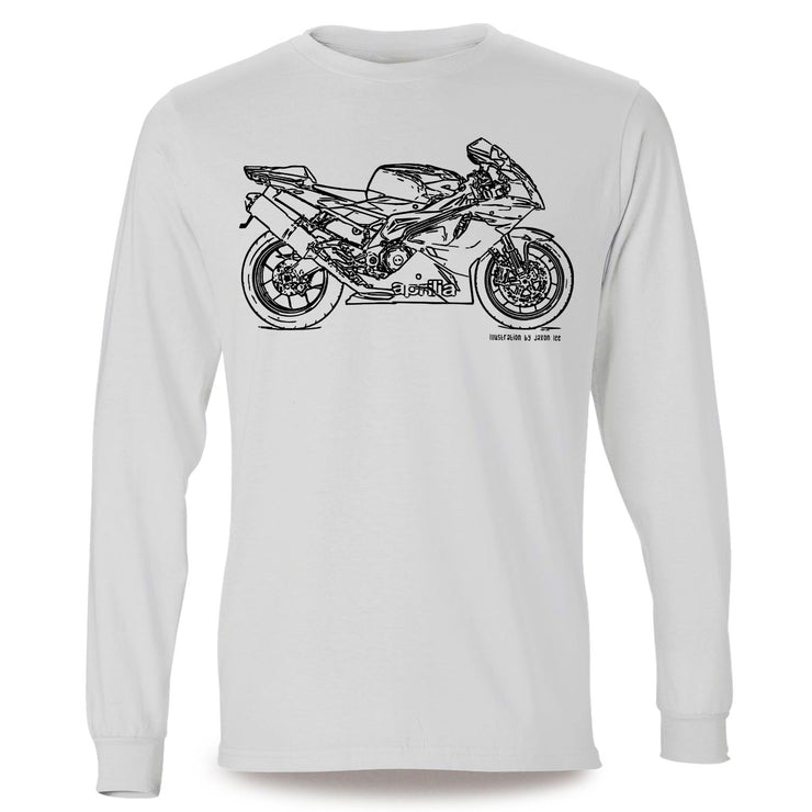 JL Illustration for a Aprilia RSV1000R Factory Motorbike fan LS-Tshirt