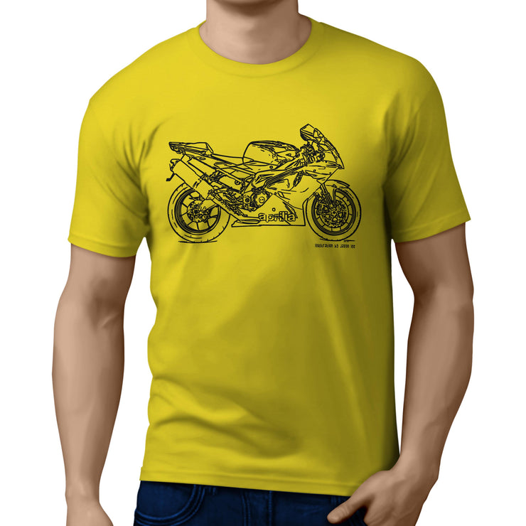 JL Illustration for a Aprilia RSV1000R Factory Motorbike fan T-shirt