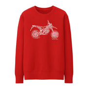 JL Illustration for a Aprilia SXV450 Motorbike fan Jumper