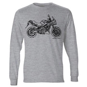 JL Illustration for a Aprilia Shiver 750GT Motorbike fan LS-Tshirt