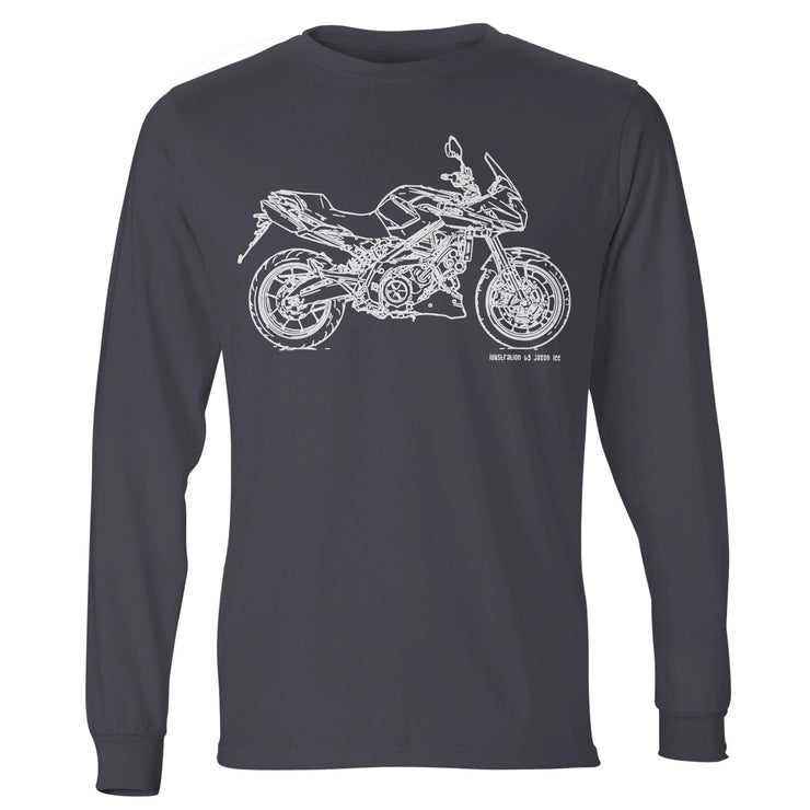 JL Illustration for a Aprilia Shiver 750GT Motorbike fan LS-Tshirt