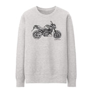 JL Illustration for a Aprilia Shiver 750 Motorbike fan Jumper