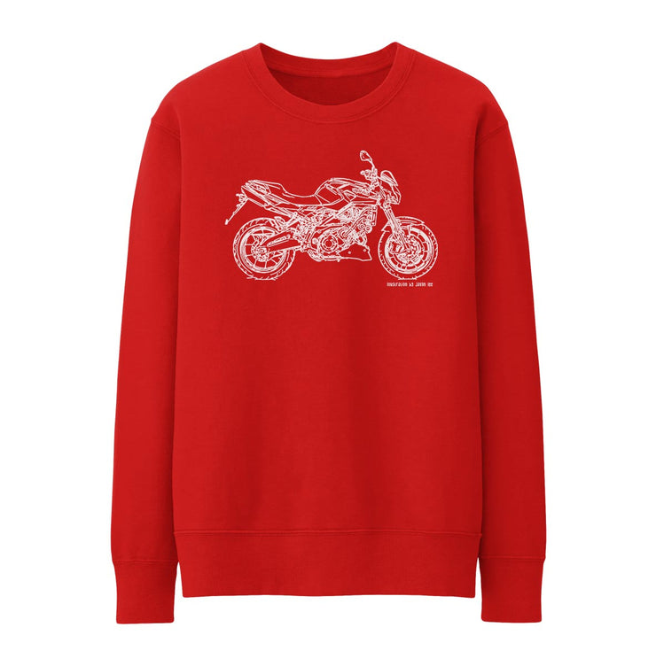 JL Illustration for a Aprilia Shiver 750 Motorbike fan Jumper