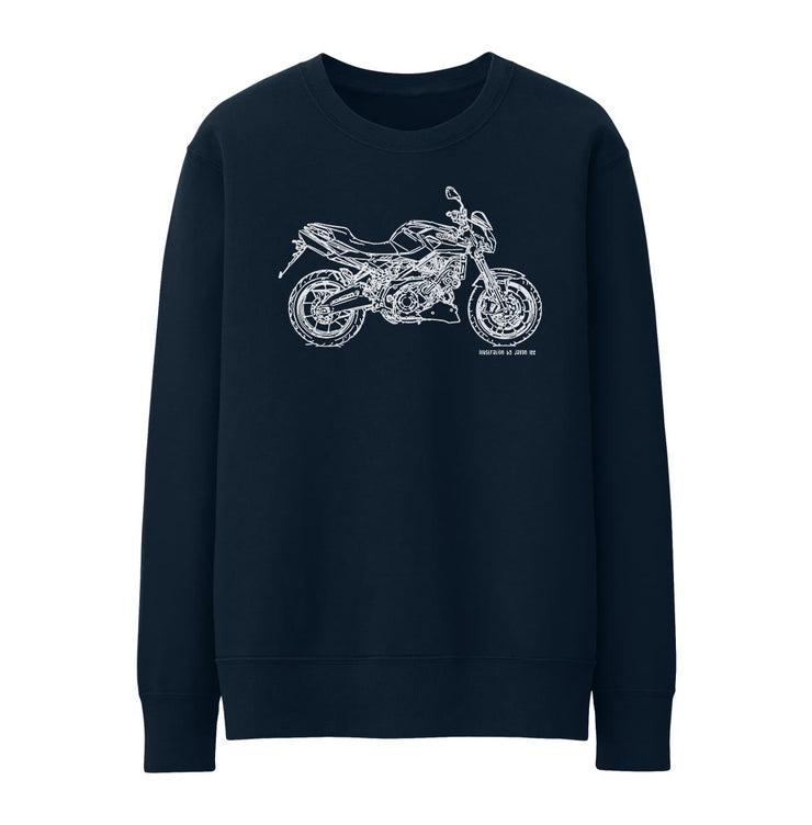 JL Illustration for a Aprilia Shiver 750 Motorbike fan Jumper