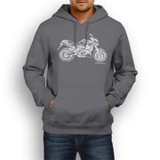 JL Illustration for a Aprilia Shiver 750 Motorbike fan Hoodie