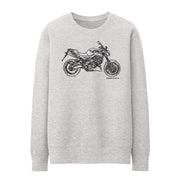JL Illustration for a Aprilia Shiver 900 Motorbike fan Jumper