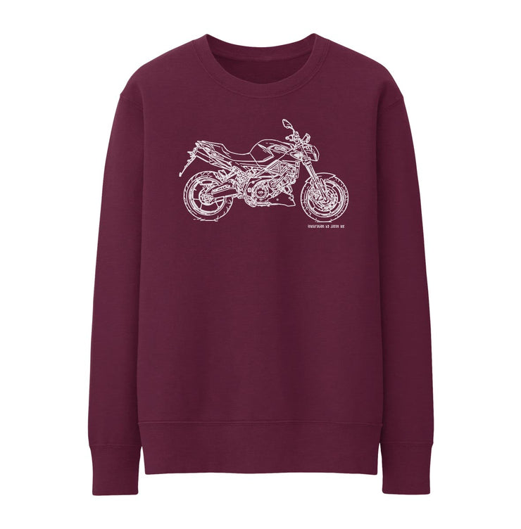 JL Illustration for a Aprilia Shiver 900 Motorbike fan Jumper