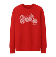 JL Illustration for a Aprilia Shiver 900 Motorbike fan Jumper