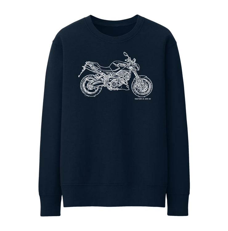 JL Illustration for a Aprilia Shiver 900 Motorbike fan Jumper