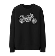 JL Illustration for a Aprilia Shiver 900 Motorbike fan Jumper