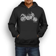 JL Illustration for a Aprilia Shiver 900 Motorbike fan Hoodie