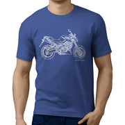 JL Illustration for a Aprilia Shiver 900 Motorbike fan T-shirt