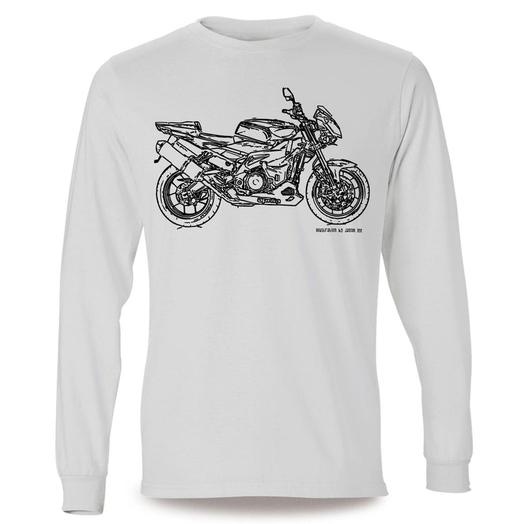 JL Illustration for a Aprilia Tuono 1000R Factory Motorbike fan LS-Tshirt