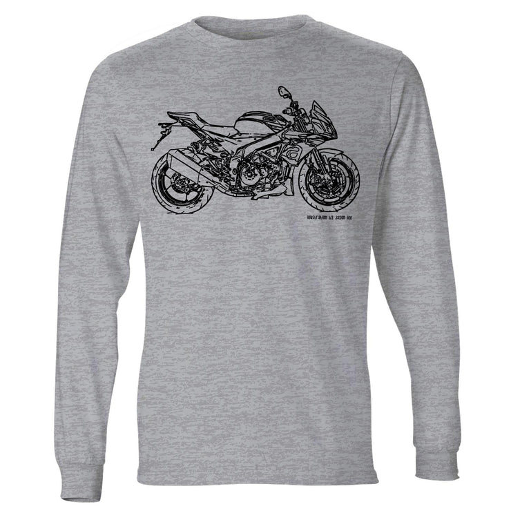 JL Illustration for a Aprilia Tuono V4 1100RR Motorbike fan LS-Tshirt