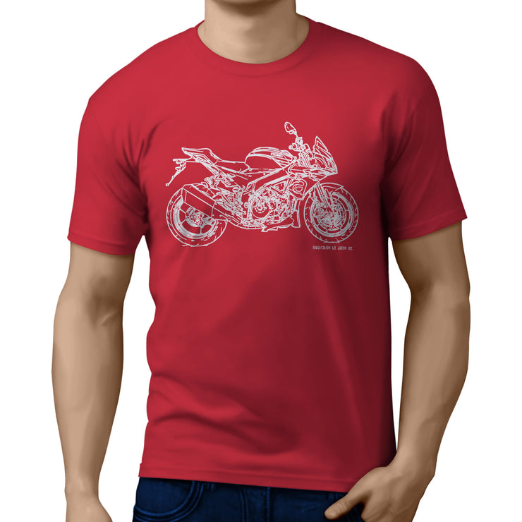 JL Illustration for a Aprilia Tuono V4 1100RR Motorbike fan T-shirt