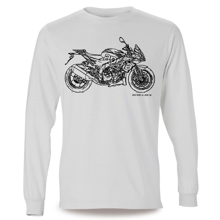 JL Illustration for a Aprilia Tuono V4 1100 Factory Motorbike fan LS-Tshirt