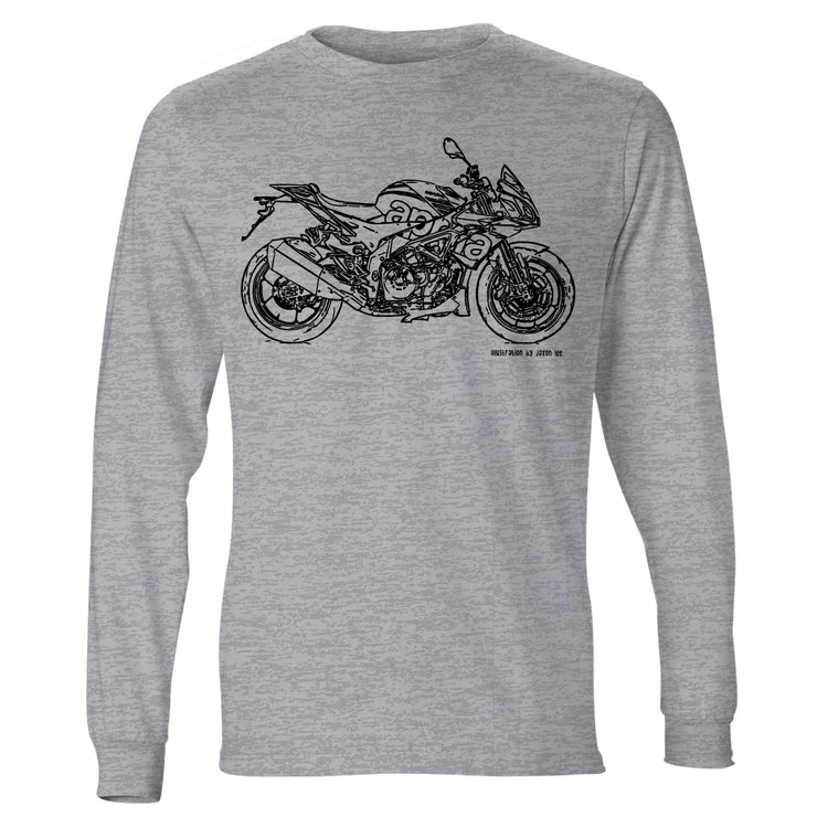 JL Illustration for a Aprilia Tuono V4 1100 Factory Motorbike fan LS-Tshirt