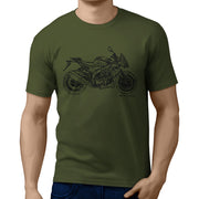 JL Illustration for a Aprilia Tuono V4 1100 Factory Motorbike fan T-shirt