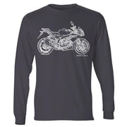 JL Illustration for a Aprilia Tuono V4 R APRC Motorbike fan LS-Tshirt