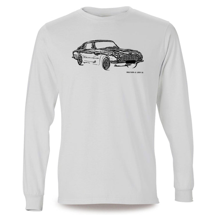 JL Illustration For A Aston Martin DB6 Motorcar Fan LS-Tshirt