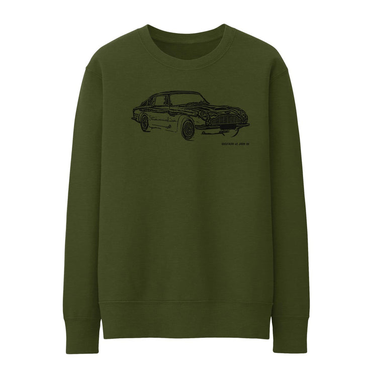 JL Illustration For A Aston Martin DB6 Motorcar Fan Jumper