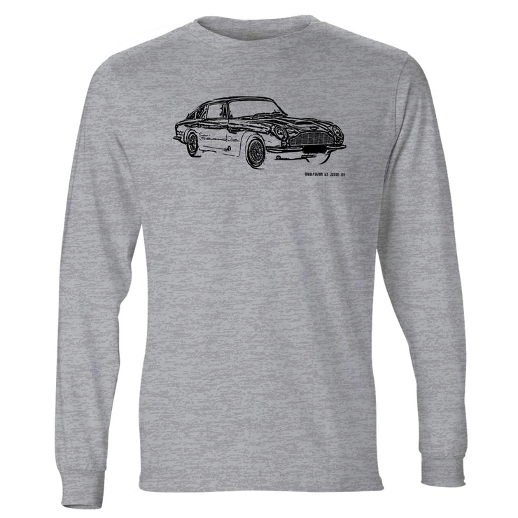 JL Illustration For A Aston Martin DB6 Motorcar Fan LS-Tshirt