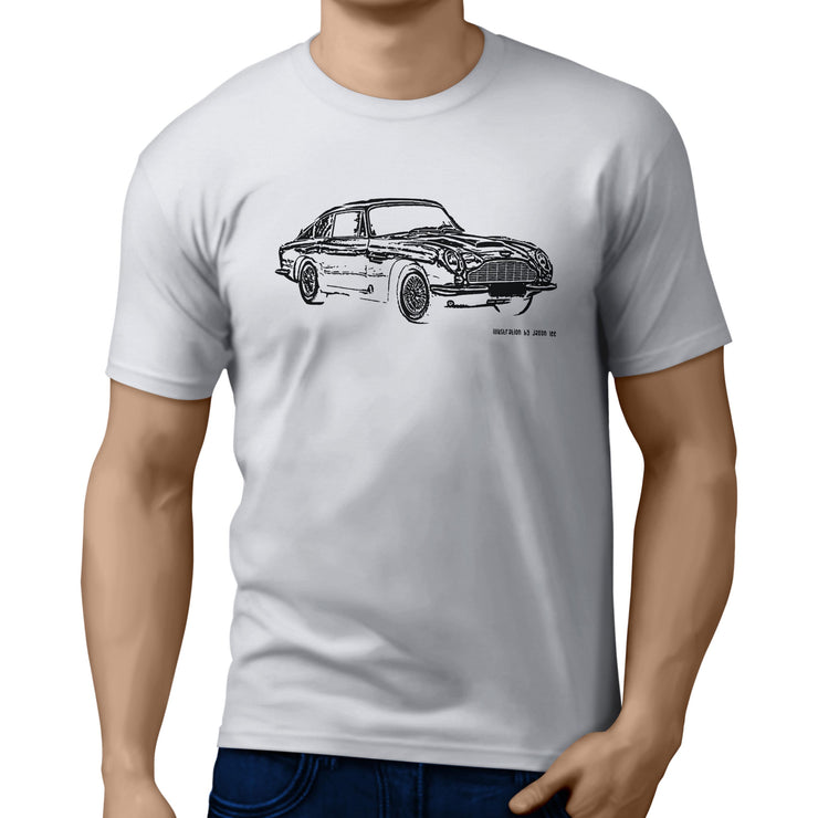 JL Illustration For A Aston Martin DB6 Motorcar Fan T-shirt